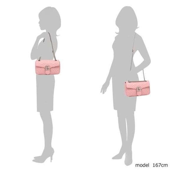 Gucci Shoulder Bag GG Marmont Pink - Picture 4 of 8